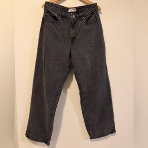 Abercrombie and fitch curve love high-rise loose jean